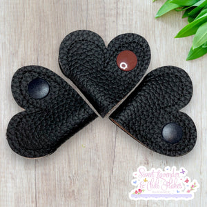 SLACF Cord Tidy Heart Shape - BLACK