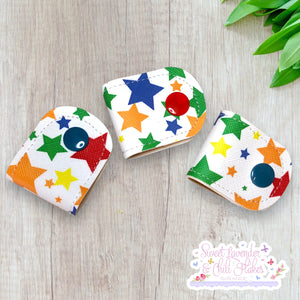 SLACF Cord Tidy ‘Plaster’ Shape - Rainbow Stars