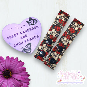 SLACF Pads Drying Strap - Skulls & Roses