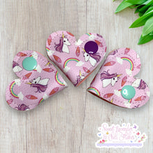 Load image into Gallery viewer, SLACF Cord Tidy Heart Shape - Unicorns