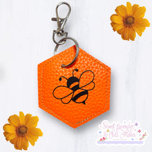 Load image into Gallery viewer, SLACF Hexagon Keyring - Honey Bee