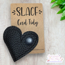 Load image into Gallery viewer, SLACF Cord Tidy Heart Shape - BLACK