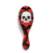 Load image into Gallery viewer, Skulls and Roses 100% Bamboo Hair Brush