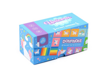 Load image into Gallery viewer, Unicorn Magic Kids Dominoes Set