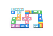 Load image into Gallery viewer, Unicorn Magic Kids Dominoes Set