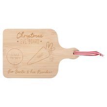 Load image into Gallery viewer, Wooden Christmas Eve Serving Board