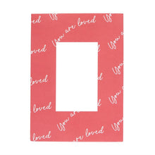Load image into Gallery viewer, YOU ARE LOVED Heart Necklace Greeting Card