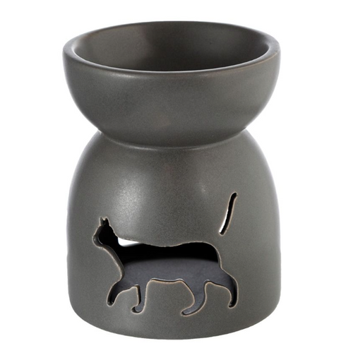 Cat Cut Out Ceramic Oil Burner