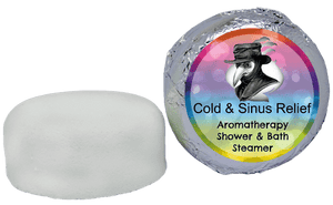 Cold & Sinus (Anti-Bacterial Anti-Viral) Aromatherapy Shower & Bath Steamer VEGAN