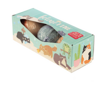 Load image into Gallery viewer, * SALE * Feline Fine Cat Bath Bombs - Sugary Scents - 3 Bath Bombs Gift Box