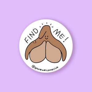 Find Me! - Clitoris Stickers