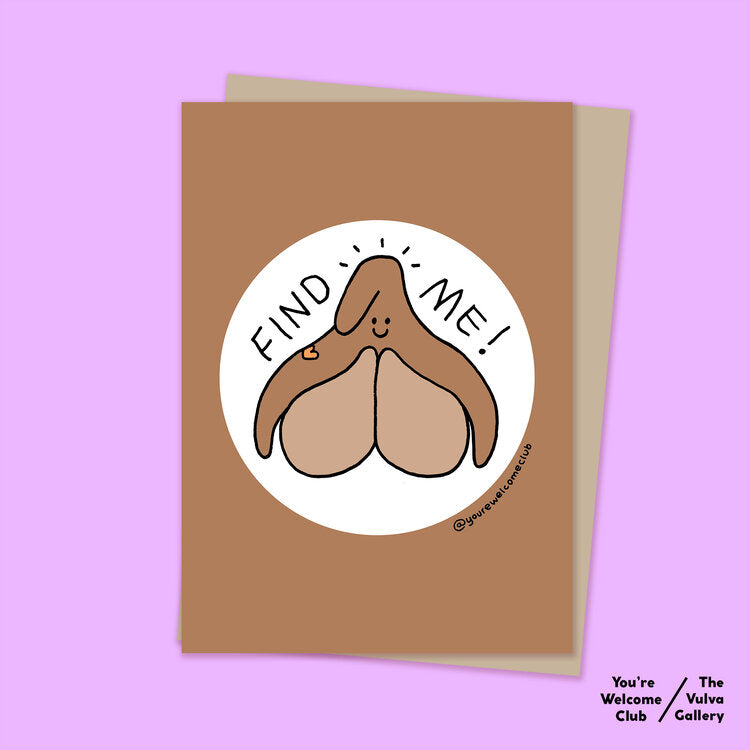 Find me! - Clitoris Postcards