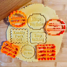 Load image into Gallery viewer, Rude Cookie Molds - Set of 4