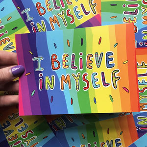Katie Abey - Mental Health & Positivity Postcard