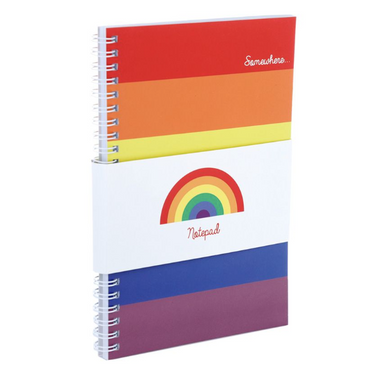 Rainbow Notebook - Spiral Bound A5 Lined Notebook