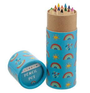 Pencil Pot with Colouring Pencils