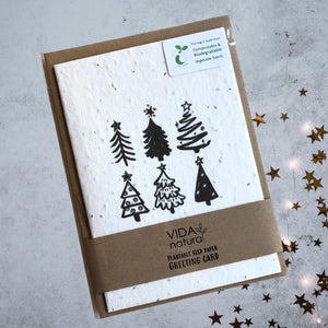 Plantable Christmas Cards - Single