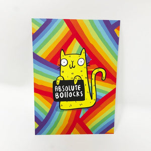Honest Rainbow Cats Postcards