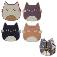 Load image into Gallery viewer, Cat Coasters  - 4 Coasters Set