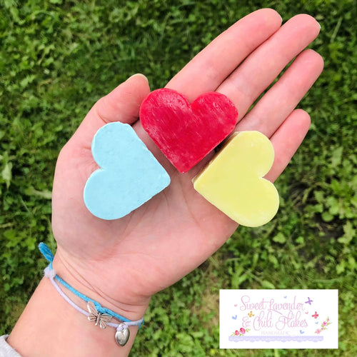 Mini Love Heart Soaps - Set of 3