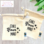 Chill Your Mind Mini Drawstring Bag