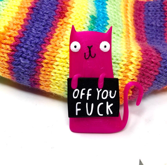 OFF YOU F*CK - Honest Rainbow Cats Collection