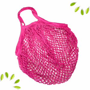 Cotton Net Shopping Bag short handles (NOT handmade)