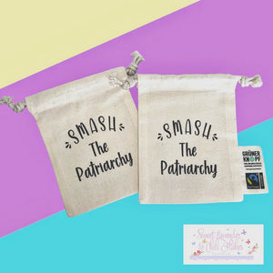 Smash The Patriarchy Mini Drawstring Bag