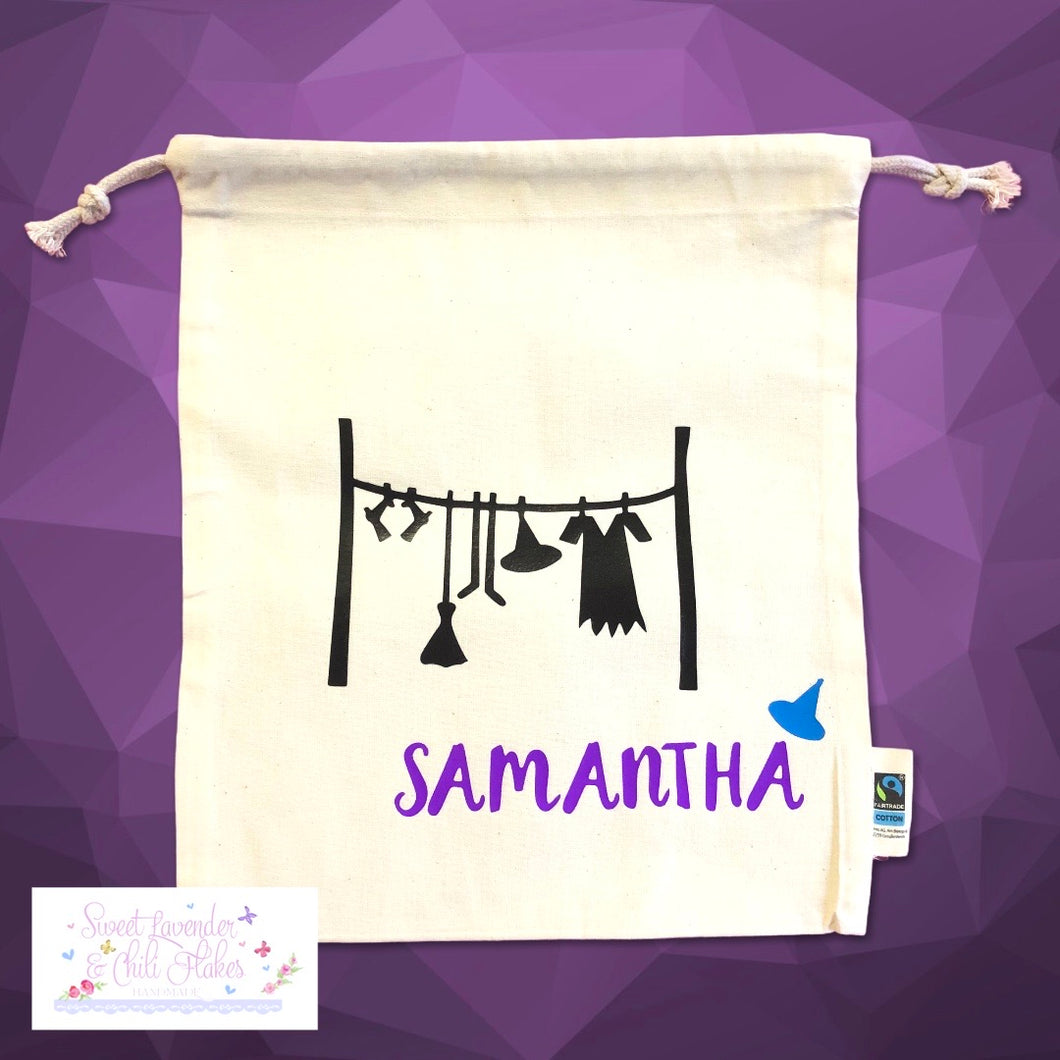 Samantha Tie String Maxi Bag * Maxi Drawstring Sacks - Witches Collection