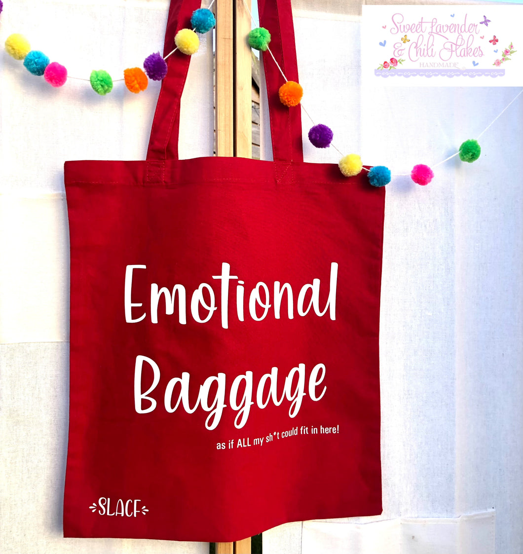RED - Emotional Baggage Tote Bag