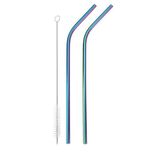 Rainbow Metal Drinking Straws