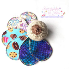 Load image into Gallery viewer, Reusable Handmade Nursing Pads - Butterfly Wings Shape