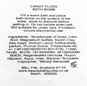 Chill Pills Bath Bombs - Candy Floss scent
