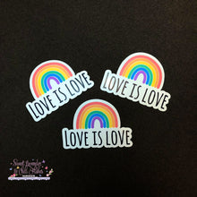 Load image into Gallery viewer, Love Is Love - Set of 3 Small Stickers