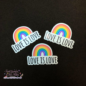 Love Is Love - Set of 3 Small Stickers