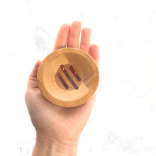 Load image into Gallery viewer, Round Bamboo Soap Dish