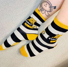 Load image into Gallery viewer, C*unt Sparkly Sweary Socks - Sweary Cat Socks - Katie Abey Socks - Funny Socks
